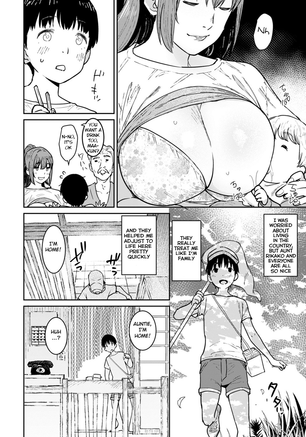 Hentai Manga Comic-Aunt's Summer Break-Read-4